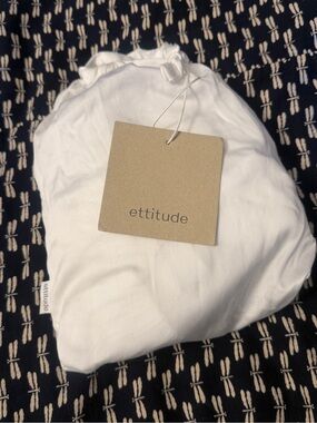 ettitude Women's White Sleepwear Pants